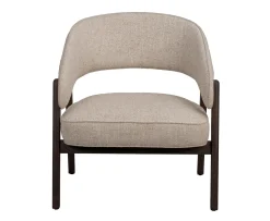 Rowico Home Barnaby Loungestol Ljusbeige/Ek