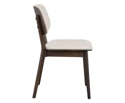 Rowico Home Barrett Matstol Brun Ek/Ljusbeige