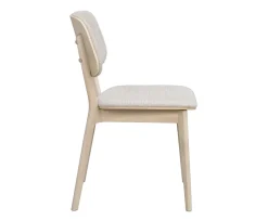 Rowico Home Barrett Matstol Vitpigmenterad Ek/Ljusbeige