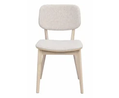 Rowico Home Barrett Matstol Vitpigmenterad Ek/Ljusbeige