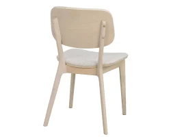 Rowico Home Barrett Matstol Vitpigmenterad Ek/Ljusbeige