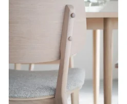 Rowico Home Barrett Matstol Vitpigmenterad Ek/Ljusbeige