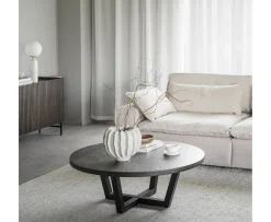 Rowico Home Boxford Soffbord Svart Ø110