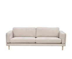 Rowico Home Braden 3-sits Soffa Ljusbeige/Vitpigmenterad Ek