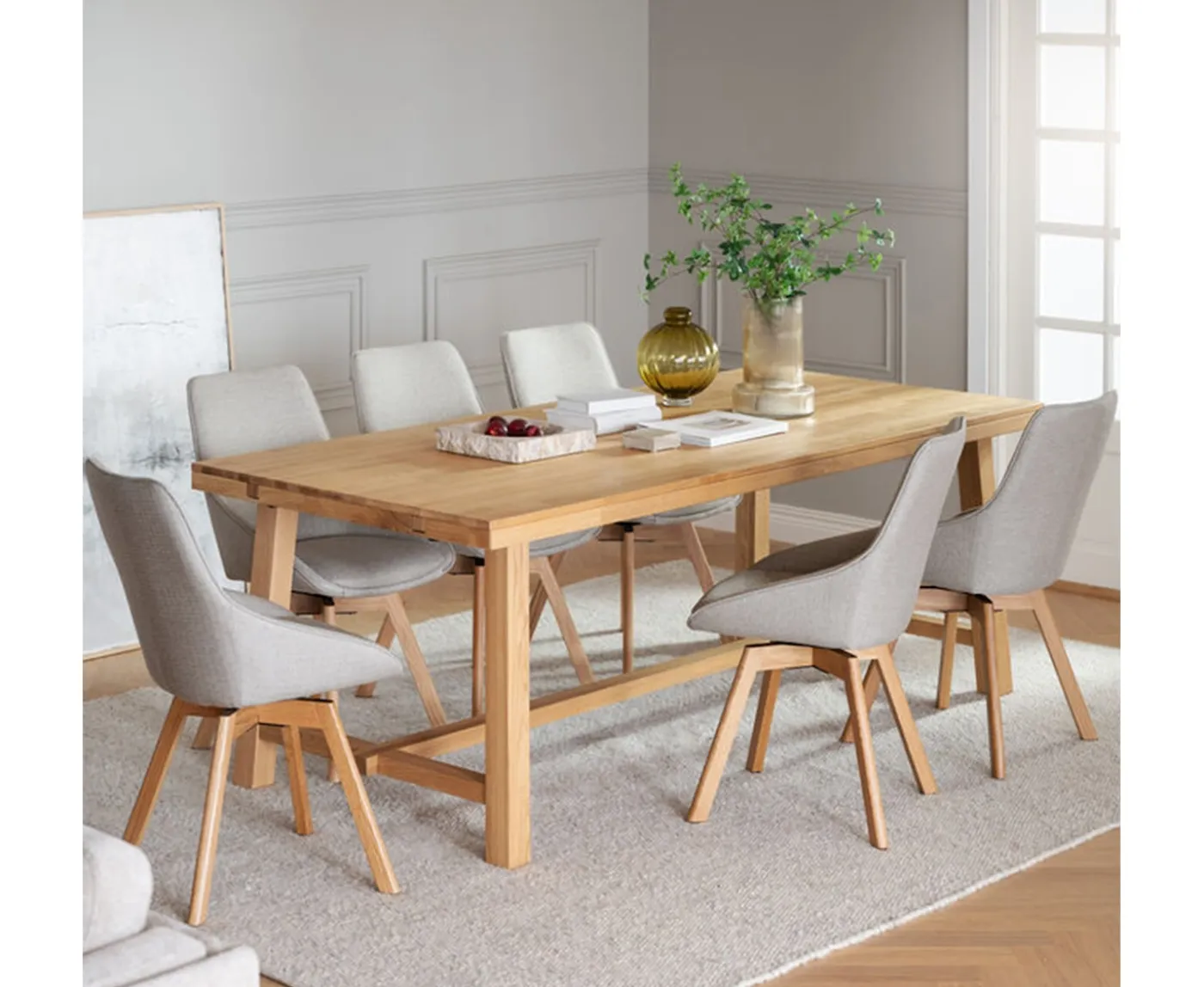 Rowico Home Brooklyn Matbord Ek 220cm