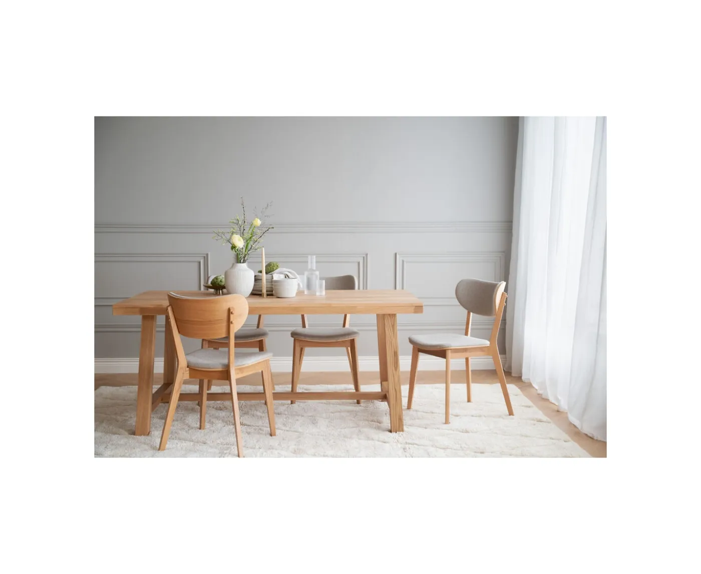 Rowico Home Brooklyn Matbord Ek 170cm