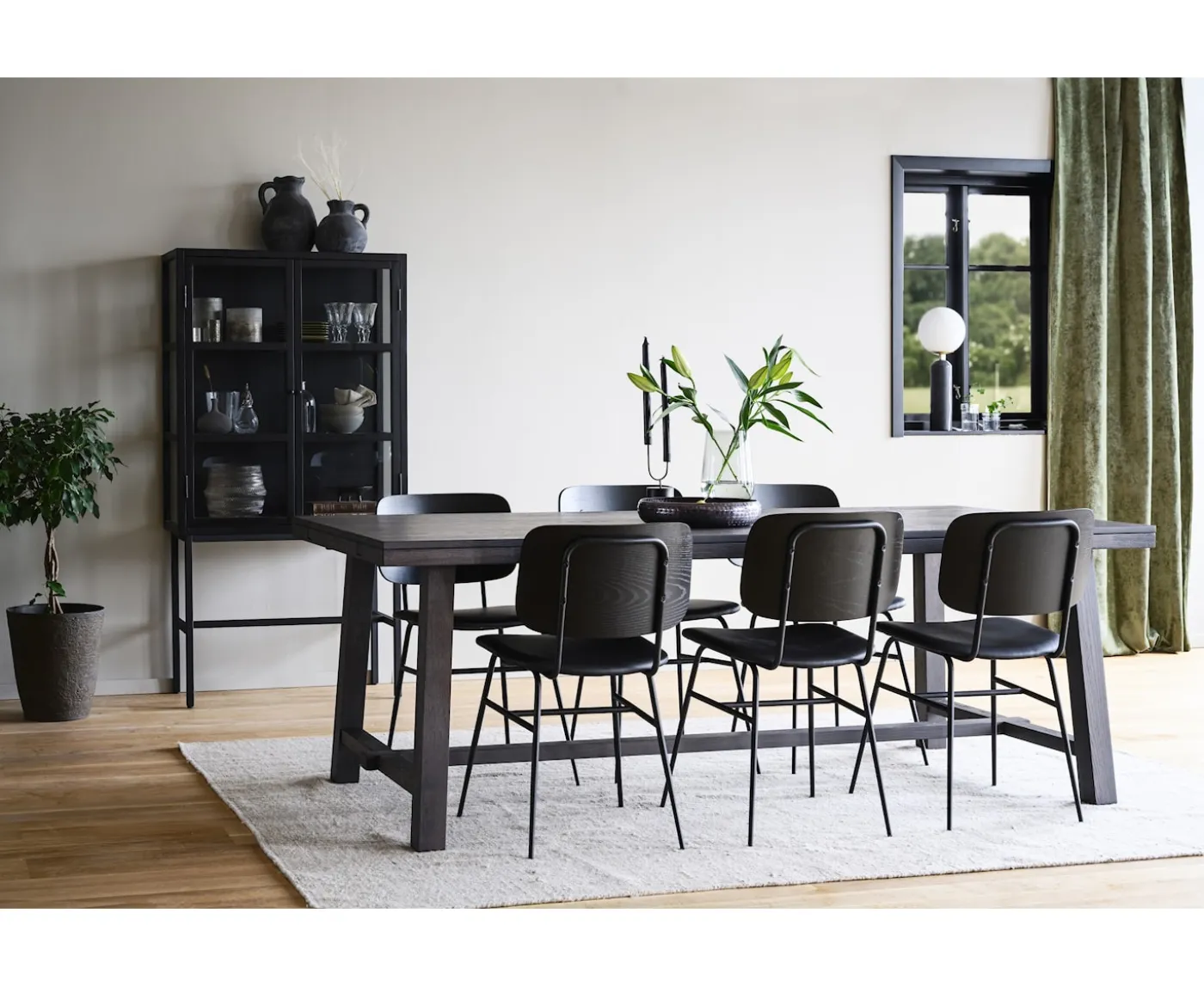 Rowico Home Brooklyn Matbord Mörkbrun Ek 170cm