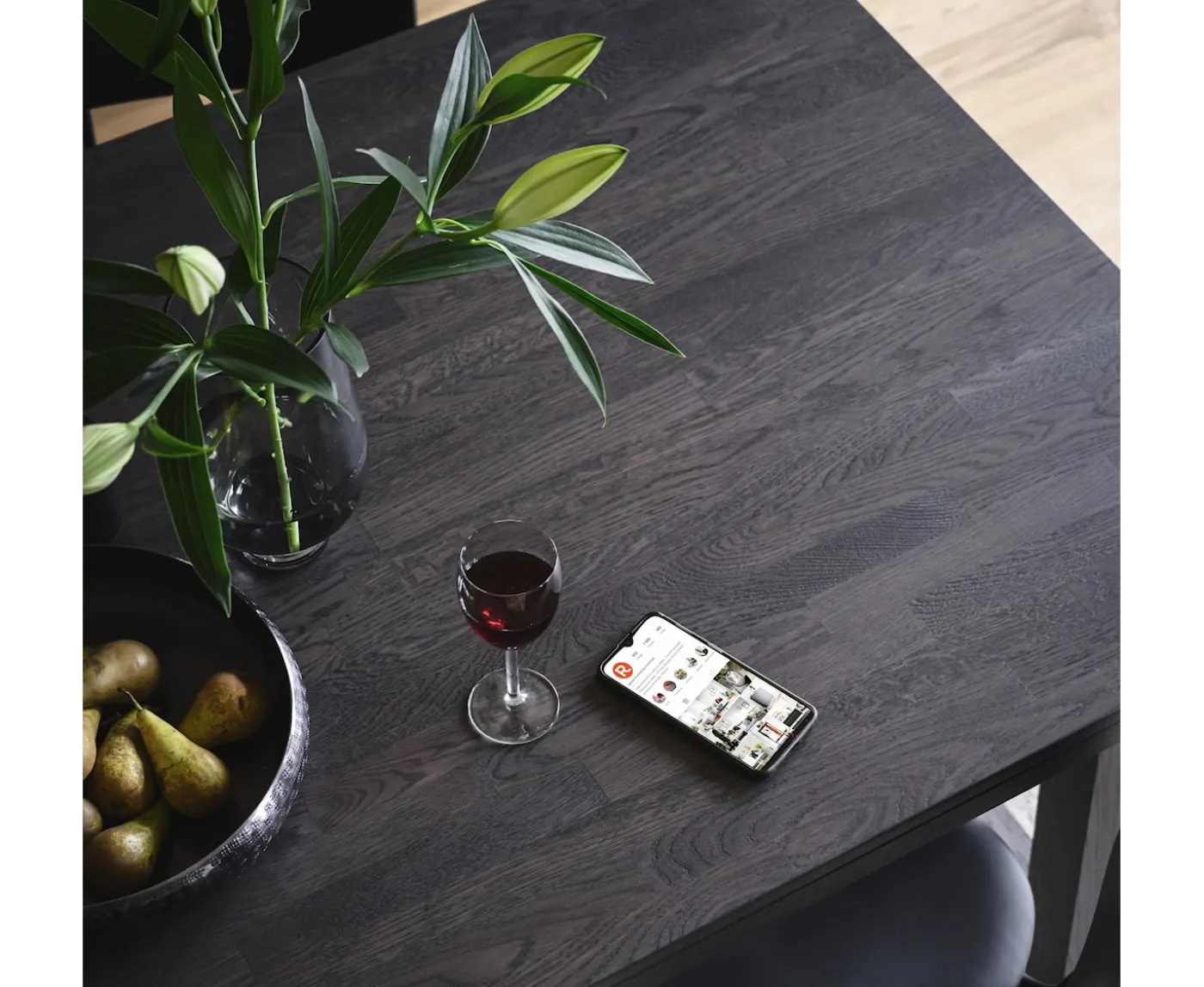 Rowico Home Brooklyn Matbord Mörkbrun Ek 170cm