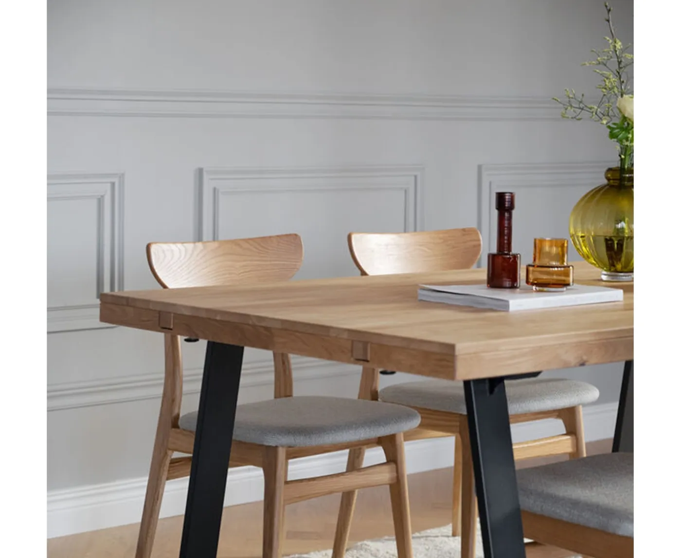Rowico Home Brooklyn Matbord U-ben Ek 170cm