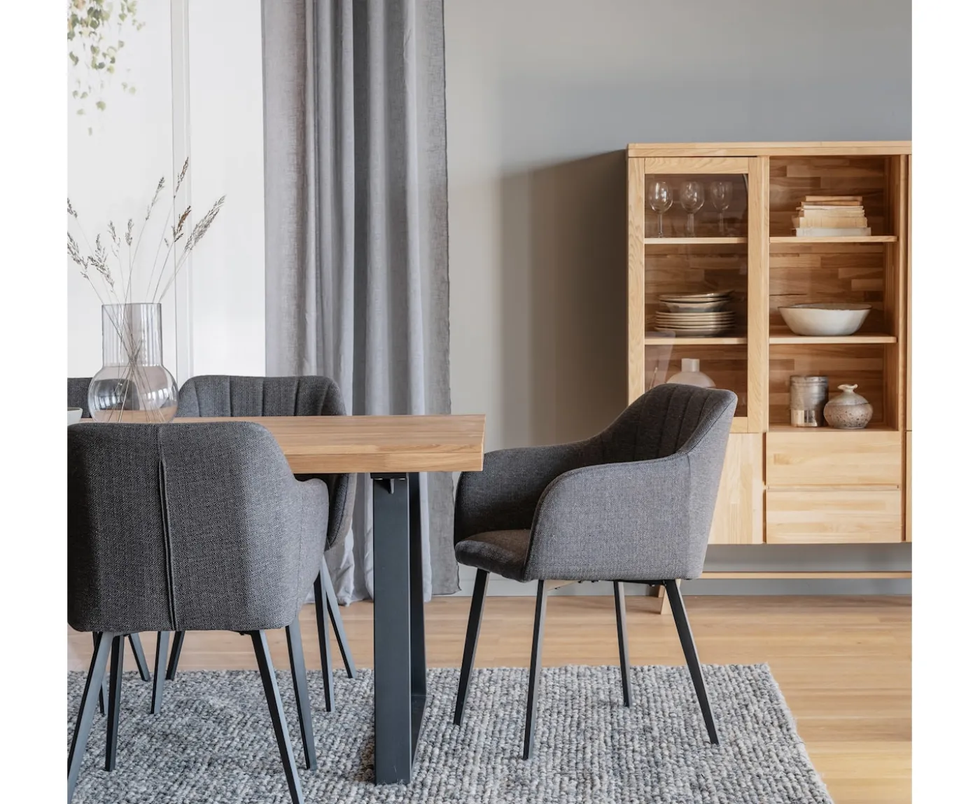 Rowico Home Brooklyn Matbord U-ben Ek 170cm