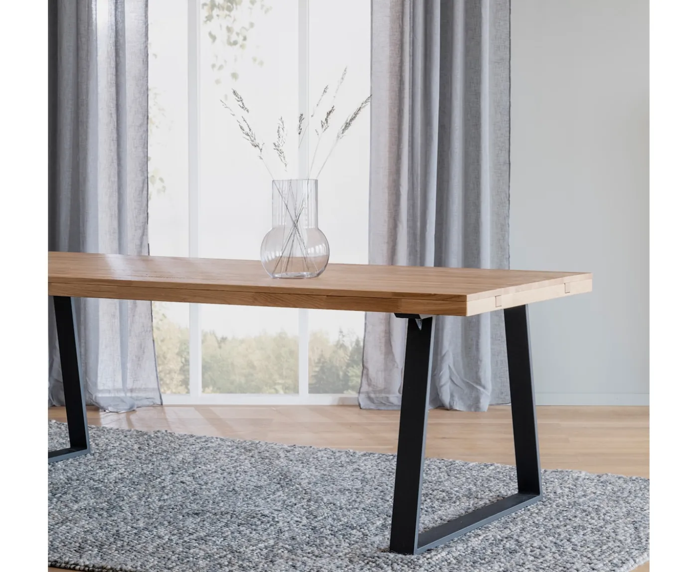 Rowico Home Brooklyn Matbord U-ben Ek 170cm