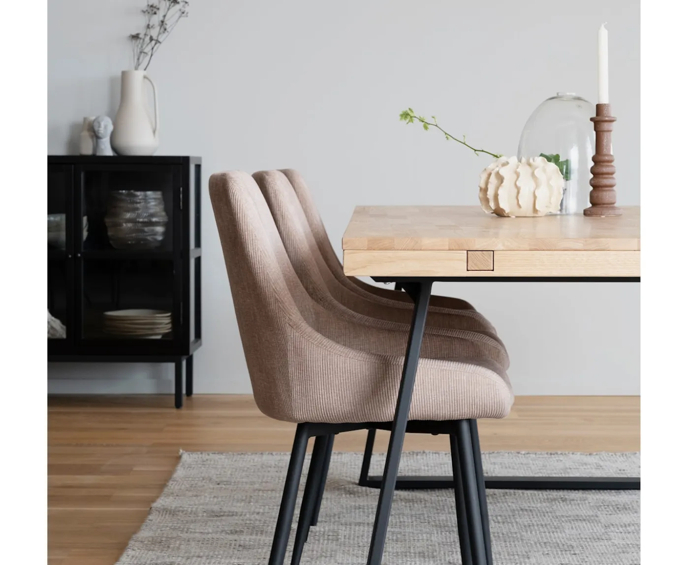 Rowico Home Brooklyn Matbord U-ben Ek 170cm