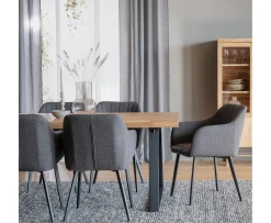 Rowico Home Brooklyn Matbord U-ben Ek 220cm