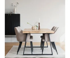 Rowico Home Brooklyn Matbord U-ben Ek 220cm