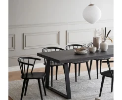 Rowico Home Brooklyn Matbord U-ben Mörkbrun Ek 220cm