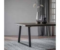 Rowico Home Brooklyn Matbord U-ben Mörkbrun Ek 220cm