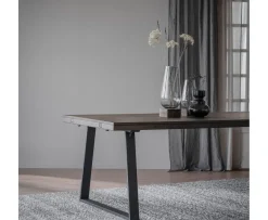 Rowico Home Brooklyn Matbord U-ben Mörkbrun Ek 170cm