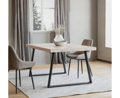 Rowico Home Brooklyn Matbord U-ben Vitpigmenterad Ek 220cm