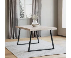 Rowico Home Brooklyn Matbord U-ben Vitpigmenterad Ek 220cm