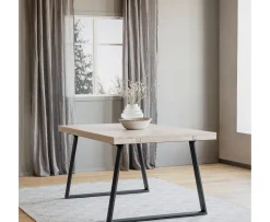 Rowico Home Brooklyn Matbord U-ben Vitpigmenterad Ek 170cm