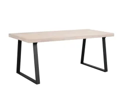 Rowico Home Brooklyn Matbord U-ben Vitpigmenterad Ek 170cm