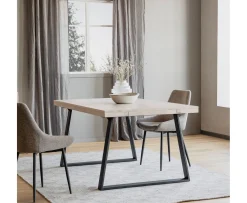 Rowico Home Brooklyn Matbord U-ben Vitpigmenterad Ek 170cm
