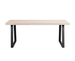 Rowico Home Brooklyn Matbord U-ben Vitpigmenterad Ek 170cm