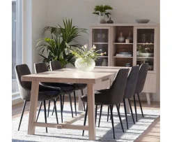 Rowico Home Brooklyn Matbord Vitpigmenterad Ek 170cm