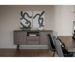 Rowico Home Brooklyn Sideboard Mörkbrun Ek