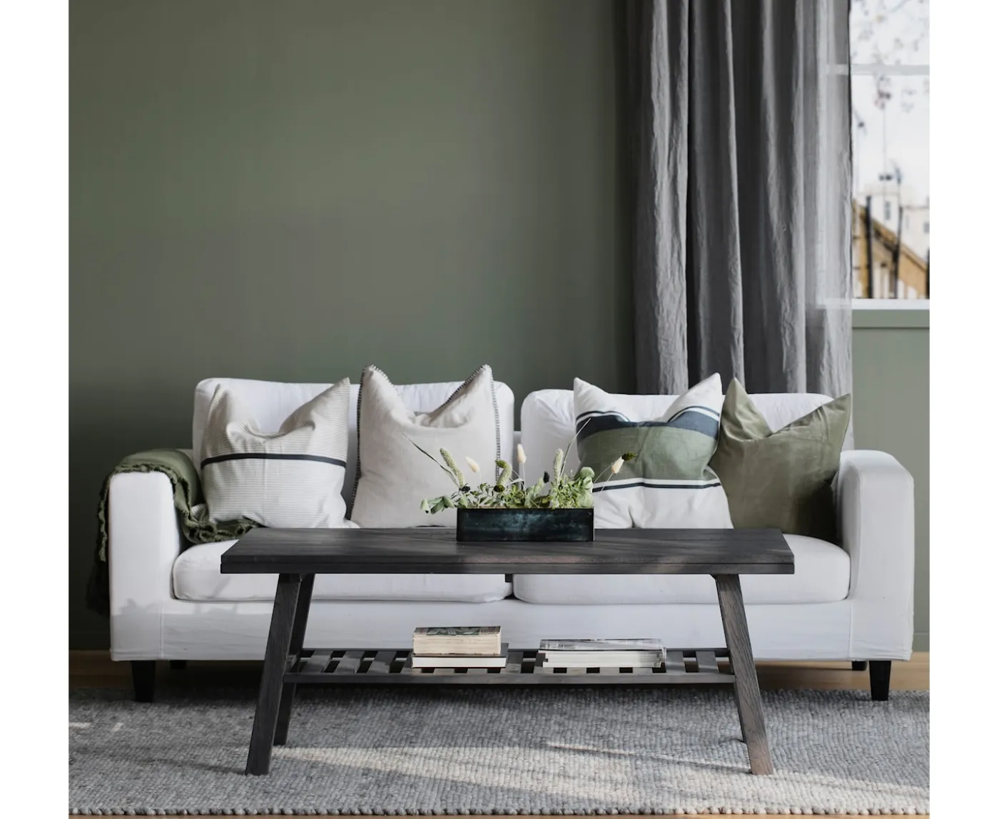 Rowico Home Brooklyn Soffbord Mörkbrun Ek