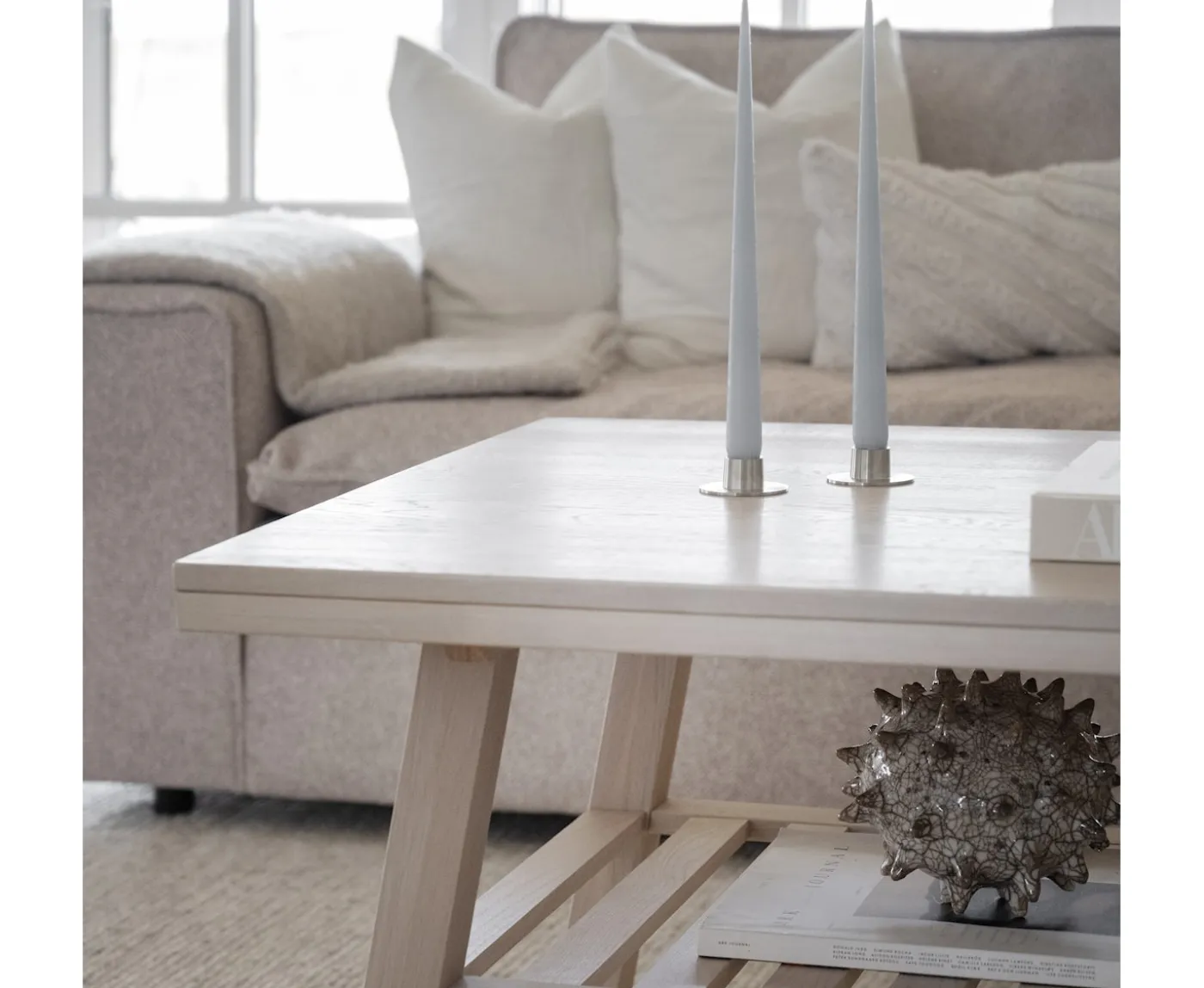 Rowico Home Brooklyn Soffbord Vitpigmenterad Ek