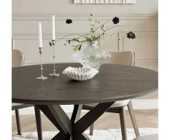 Rowico Home Calverton Matbord Brun Ø120