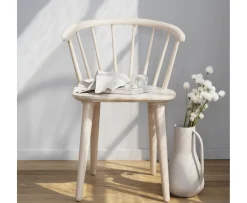 Rowico Home Carmen Matstol Vitpigmenterad