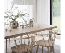 Rowico Home Carmen Matstol Vitpigmenterad