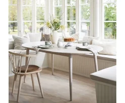 Rowico Home Carmen Matstol Vitpigmenterad