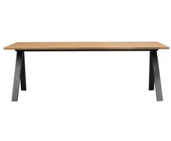 Rowico Home Carradale Matbord Ek/Svart 220cm