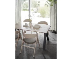 Rowico Home Carradale Matbord Vitpigmenterad/Svart 170cm
