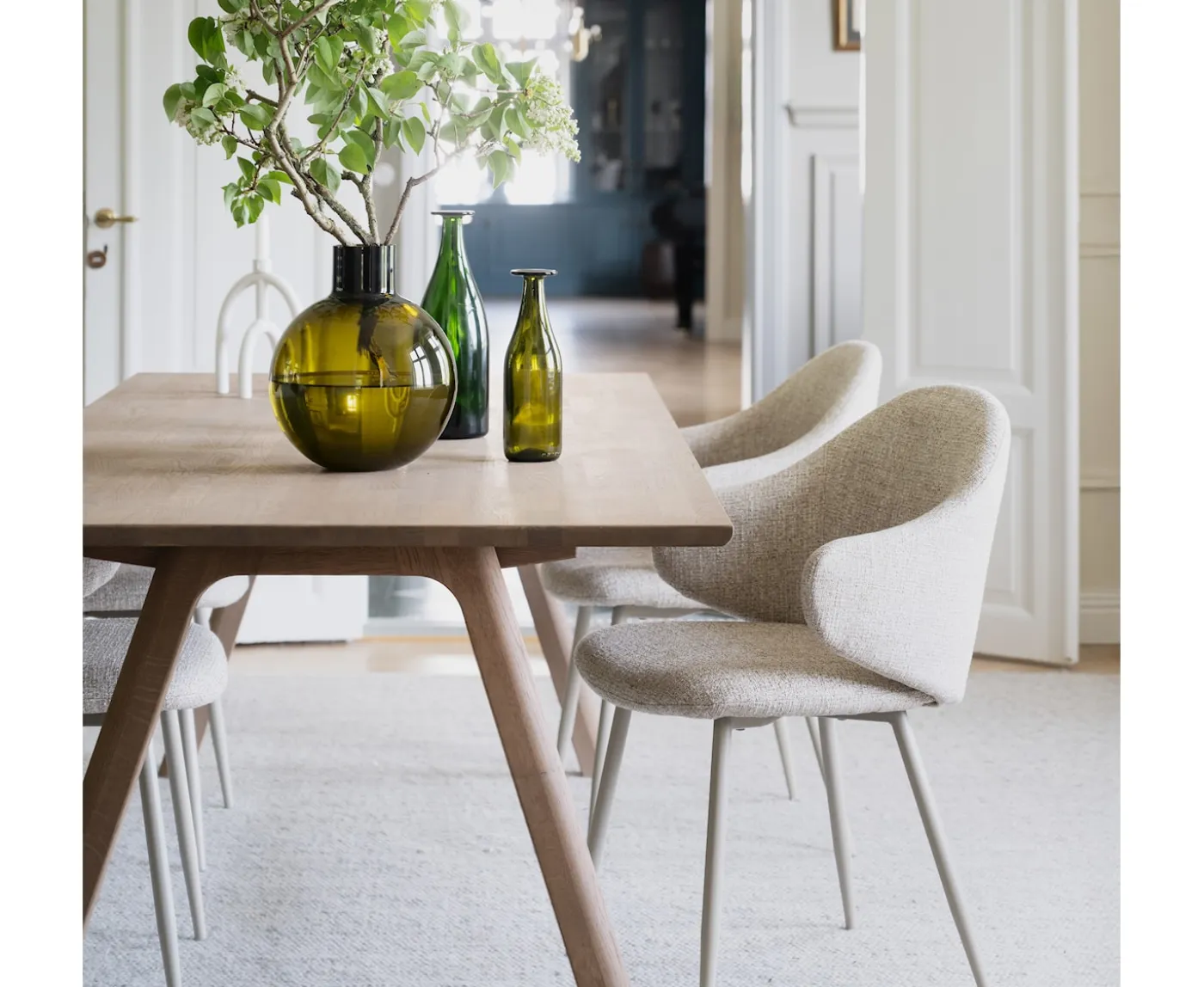 Rowico Home Clapperton Matbord Sandfärgad Ek 220x95
