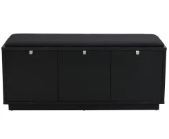 Rowico Home Confetti Bänk 3 Svartlackad/Svart