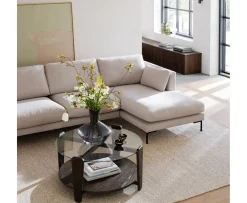 Rowico Home Corwin 3,5-sits Soffa Schäslong Höger Beige