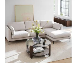 Rowico Home Corwin 3,5-sits Soffa Schäslong Höger Beige