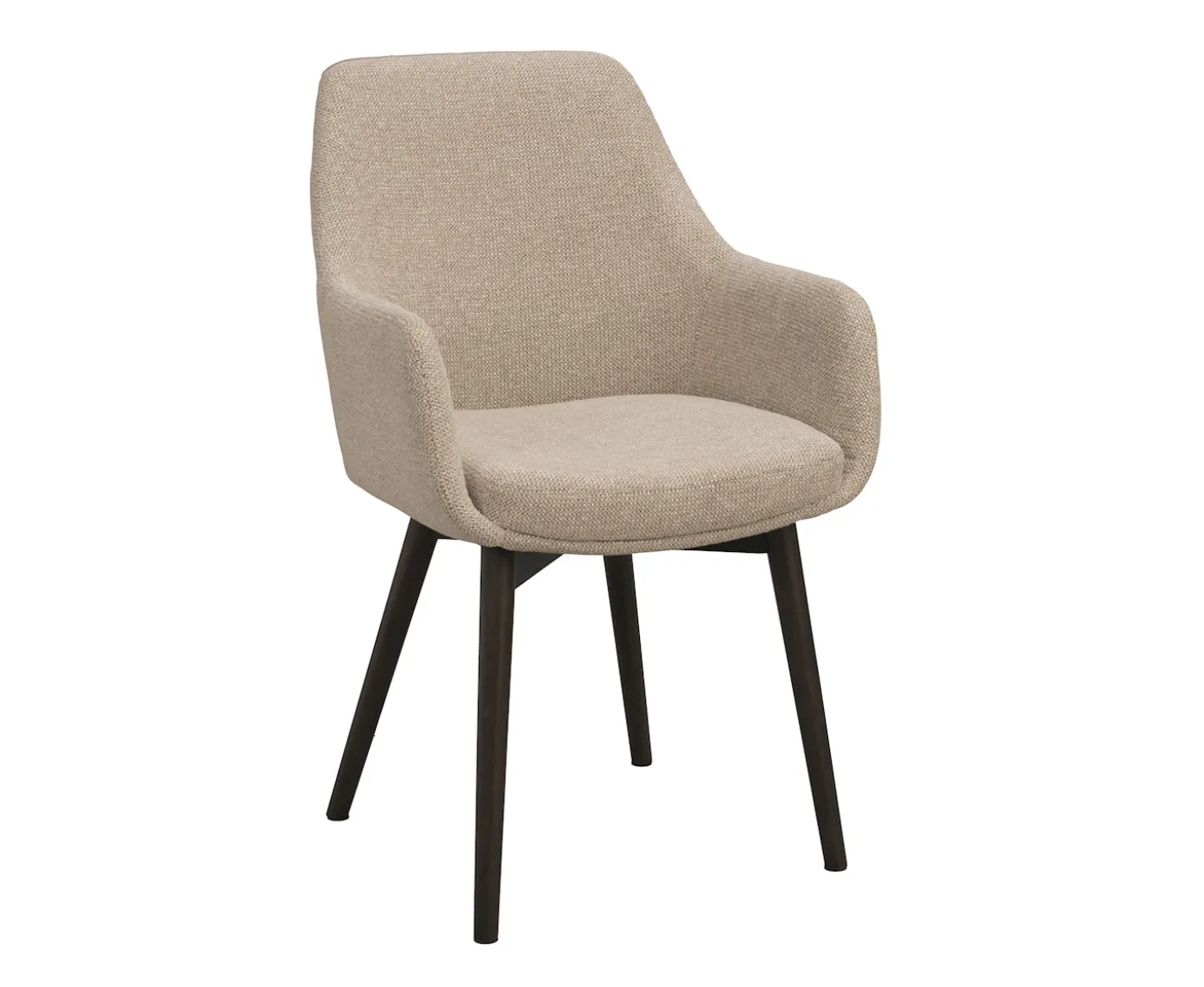 Rowico Home Denley Karmstol Ljusbeige/Brun
