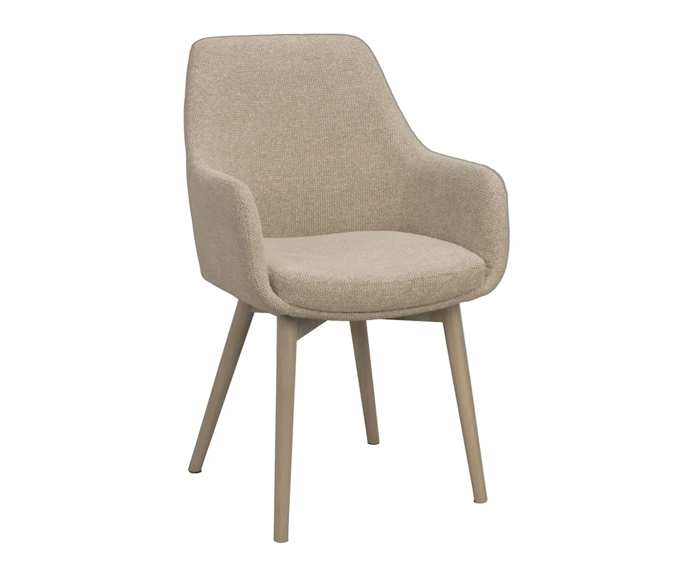 Rowico Home Denley Karmstol Ljusbeige/Vitpigmenterad