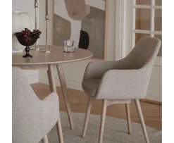 Rowico Home Denley Karmstol Ljusbeige/Vitpigmenterad