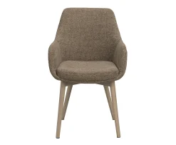 Rowico Home Denley Karmstol Mörkbeige/Vitpigmenterad