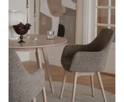Rowico Home Denley Karmstol Mörkbeige/Vitpigmenterad