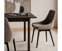 Rowico Home Denley Matstol Mörkbeige/Brun