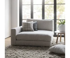 Rowico Home Duncan 1.5-sits Modul Schäslong Vänster Ljusgrå
