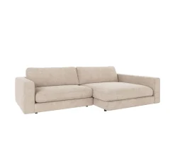 Rowico Home Duncan 3-sits Soffa Schäslong Höger Ljusgrå