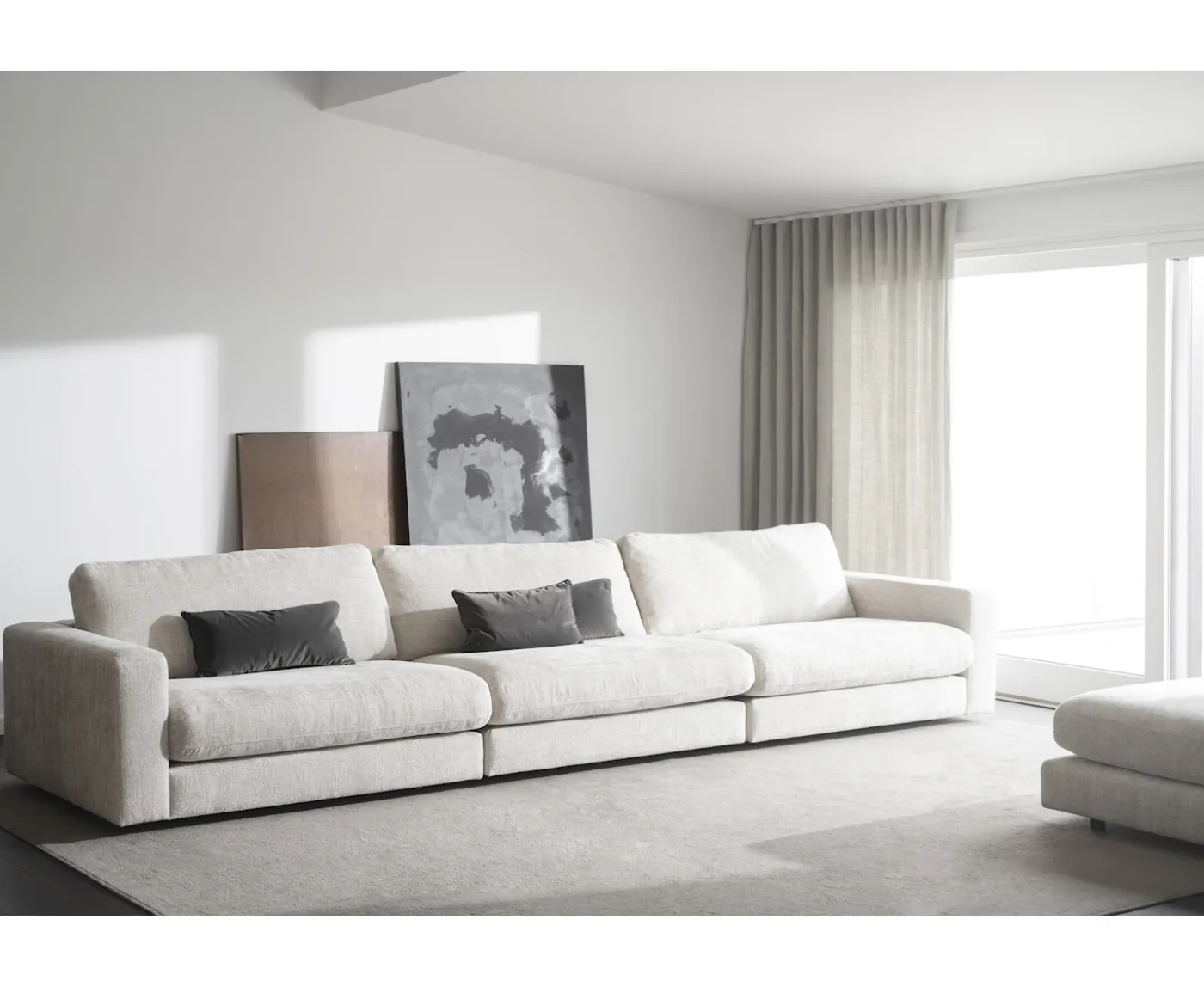 Rowico Home Duncan 1.5-sits Vänstermodul Ljusgrå